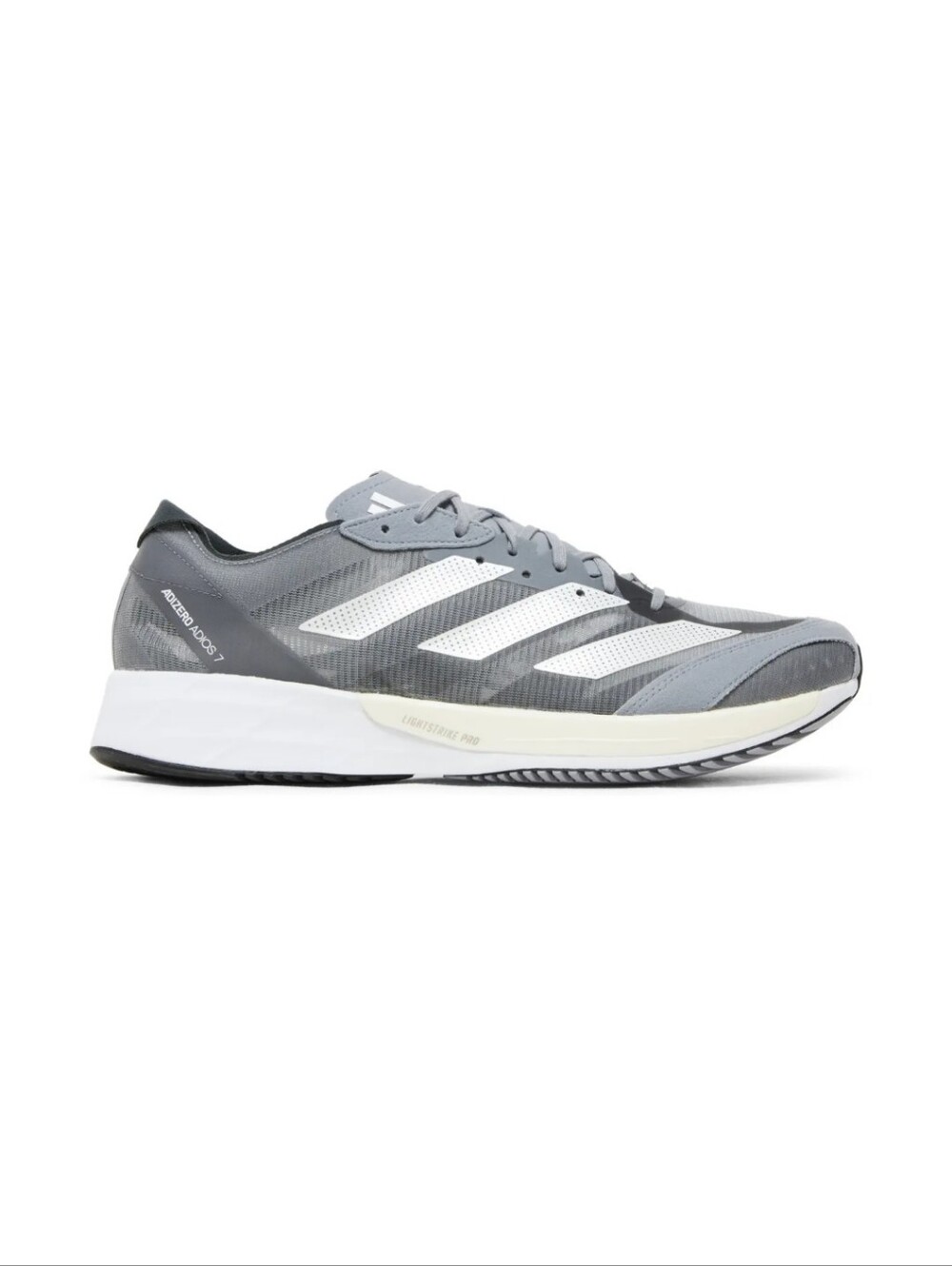 Adidas Adizero Adios 7 Mens Shoes Size 12, Color: Grey/Silver New never worn